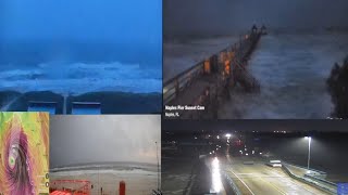 👀Watch Hurricane Helene 🔴Live Cams from Florida as it Approaches [upl. by Eyahsal]