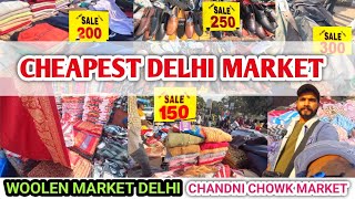 Cheapest Woolen Patri Market  Lajpat Rai Market  Delhi Patri Market  Chandni chowk Market [upl. by Auahsoj]