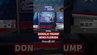 AP Race Call Donald Trump wins Florida [upl. by Ahsiena]