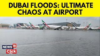 Dubai Floods Latest  Dubai News Dubai Airport Flooded Flights Diverted After Heavy Rain  N18V [upl. by Taite]