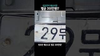 모르면 벌금 200만원 내 자동차 번호판은 괜찮은가요 [upl. by Aisatal]