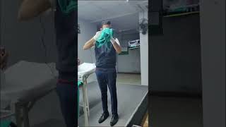 Lumbar Puncture Demonstration JINC Gurukul [upl. by Leshia]