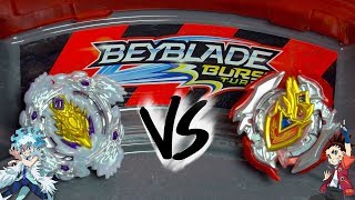 HIGHSPEED SLINGSHOCK BATTLE Brutal Luinor L4 13JlS VS Z Achilles A4 11XtS  Beyblade Burst [upl. by Oirtemed]