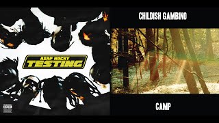 AAP Rocky amp Skepta vs Childish Gambino  Praise The Bonfire Mashup [upl. by Yokum845]