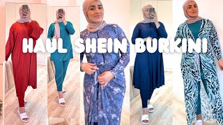 Haul Burkinis SHEIN Trajes de baño modestos [upl. by Bergh]