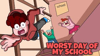 Worst day of my school  hindi animation storytime [upl. by Leontina]