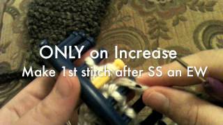 Increase by 1 and Half Stitch or Cleaner garter edge purl [upl. by Neyud]