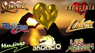 Puras Románticas Liberación Industria del Amor Grupo Bryndis Grupo Mandingo y Más [upl. by Adroj]