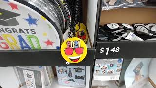 Graduation Party Supplies At Walmart  April 2021 [upl. by Margette]