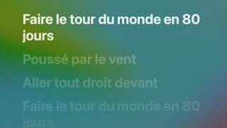 Faire le tour du monde en 80 jours avec paroles [upl. by Arval970]