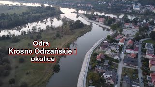 Odra powódź 2024 Krosno Odrzańskie Stary Raduszec Połęcko Łomy [upl. by Irved]