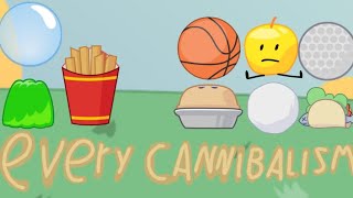 every cannibalism in BFDI [upl. by Nahtahoj]