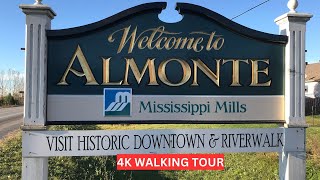 Almonte Ontario Canada 4K Walking Tour  Beautiful Town near Ottawa  4K Walking Tours [upl. by Clayborne]