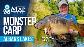 Method Feeder Fishing For BIG CARP  MAP Visits Albans Lakes [upl. by Galen25]