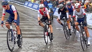 Zurich UCI Men Junior Road Race Cycling World Championships 2024 🚴‍♂️ 4K Rain Walk Switzerland ☔️ [upl. by Ihtak]