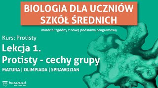 Protisty  cechy grupy Lekcja biologii dla klasy 2 zakres rozszerzony [upl. by Elin]