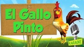 KARAOKE El Gallo Pinto  con letra [upl. by Ramsden]