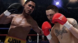 Miguel Berchelt vs Oscar Valdez Full Fight  Fight Night Champion Simulation [upl. by Woolley]