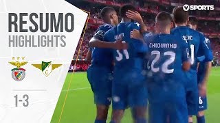 Highlights  Resumo Benfica 13 Moreirense Liga 1819 9 [upl. by Yellat]