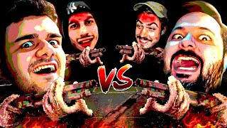 SOUZONES e FUJINUMA contra CORE e COELHO no BUCKSHOT ROULETTE MULTIPLAYER [upl. by Aelc]