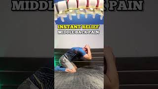 This exercise will help you to fix middle back tightness and pain backhurts painrelief [upl. by Cromwell632]