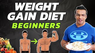 Weight Gain Diet For Beginners  Full Day Diet Plan  Yatinder Singh [upl. by Enomrej483]