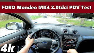 Ford Mondeo MK4 2011 20tdci 140KM POV DRIVE Test amp Acceleration  Economy Family Car  4K 26 [upl. by Suzy]