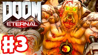 DOOM Eternal  Gameplay Walkthrough Part 3  Cultist Base Campaign PC [upl. by Ativahs]