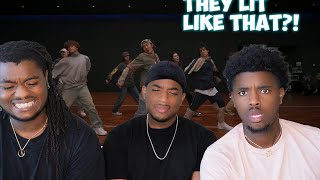 Run bts dance practice reaction THEY ON POINT trending [upl. by Drofnas]