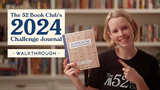 The 52 Book Club  2024 Reading Challenge Journal Walkthrough [upl. by Orimisac]