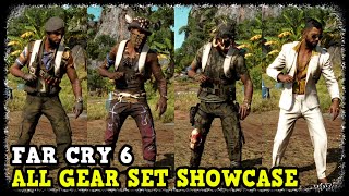 Far Cry 6 All Gear Set Showcase Character Customization Options [upl. by Yblok561]