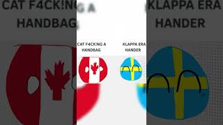 carmelldance lyrics 00 memes countryballs capcut countryballanimation canada sweden [upl. by Firahs]