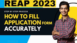 How to Fill Out Your 2023 Reap Application Form Accurately  REAP 2023 [upl. by Holna]