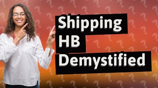 What is shipping HB in Amazon [upl. by Nitsirhc]