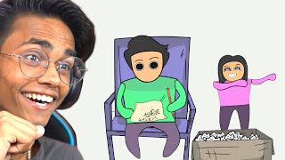 HardToonz INDIAN SIBLINGS PROBLEMS PARODY Animations😂 [upl. by Htebizile944]