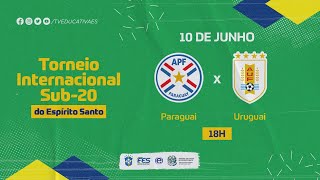 Torneio Internacional Sub20  Paraguai x Uruguai [upl. by Sunderland]