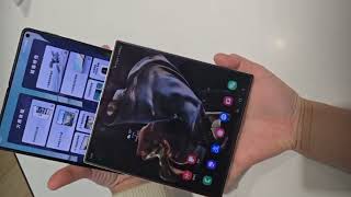 Galaxy Fold SE Vs Huawei Mate X5 Handson Comparison [upl. by Ahsyas]