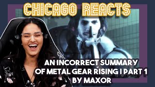 An Incorrect Summary of Metal Gear Rising  Part 1 by Max0r  Voice Actor First Time Reacts [upl. by Ann]