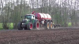 Loonbedrijf Van Geresteijn bouwland injecteren met Fendt 920 [upl. by Morty]