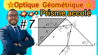 💥7 Optique géométrique🚨Le prisme accolé🔥🎉 [upl. by Nile]