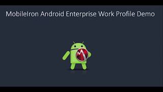 Android Enterprise Managed Profiles [upl. by Novyart918]