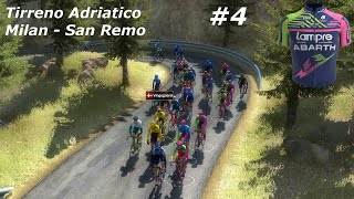 PRO CYCLING MANAGER 2024  Lampre  Abarth 4  Tirreno  Adriatico Milan  San Remo [upl. by Reinaldos299]