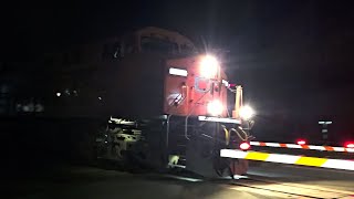 Hapag Loyd CPKC 8781 East passes Cobourg Train Station [upl. by Gianni477]