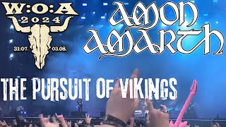 Amon Amarth in Wacken 2024  The Pursuit of Vikings [upl. by Atikehs]