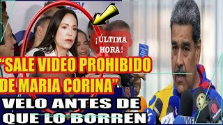 ¡SALE VIDEO PROHIBIDO DE MARIA CORINA VELO ANTES QUE LO BORREN [upl. by Eimarej311]