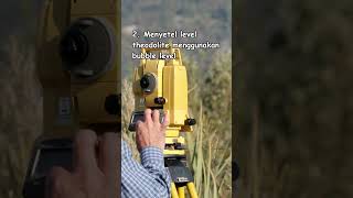 Theodolite Theodolite TeknikSipil PengukuranTanah AlatSurvey EngineeringTips [upl. by Leirbaj]