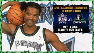 Latrell Sprewell 34pts vs Kings  WCSF Playoffs Game 5 [upl. by Knick]