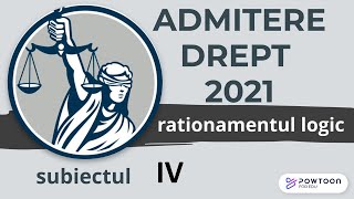 Admitere Facultatea de Drept UBB 2021 rationament logic exercitiul 4 [upl. by Illib]