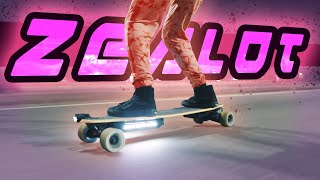 Turbocharged Electric Skateboard  Backfire Zealot Review [upl. by Lindsy494]