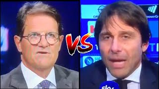 Lite tra Conte e Capello quotMa di cosa parliamo Lukaku è una Pippaquot [upl. by Ramak351]